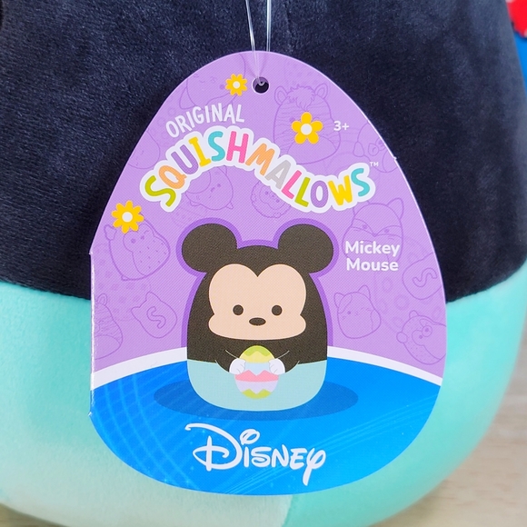 Squishmallow Mickey and Minnie Mouse 10" UltraSoft Easter Disney Toy Plush NWT - Picture 5 of 6